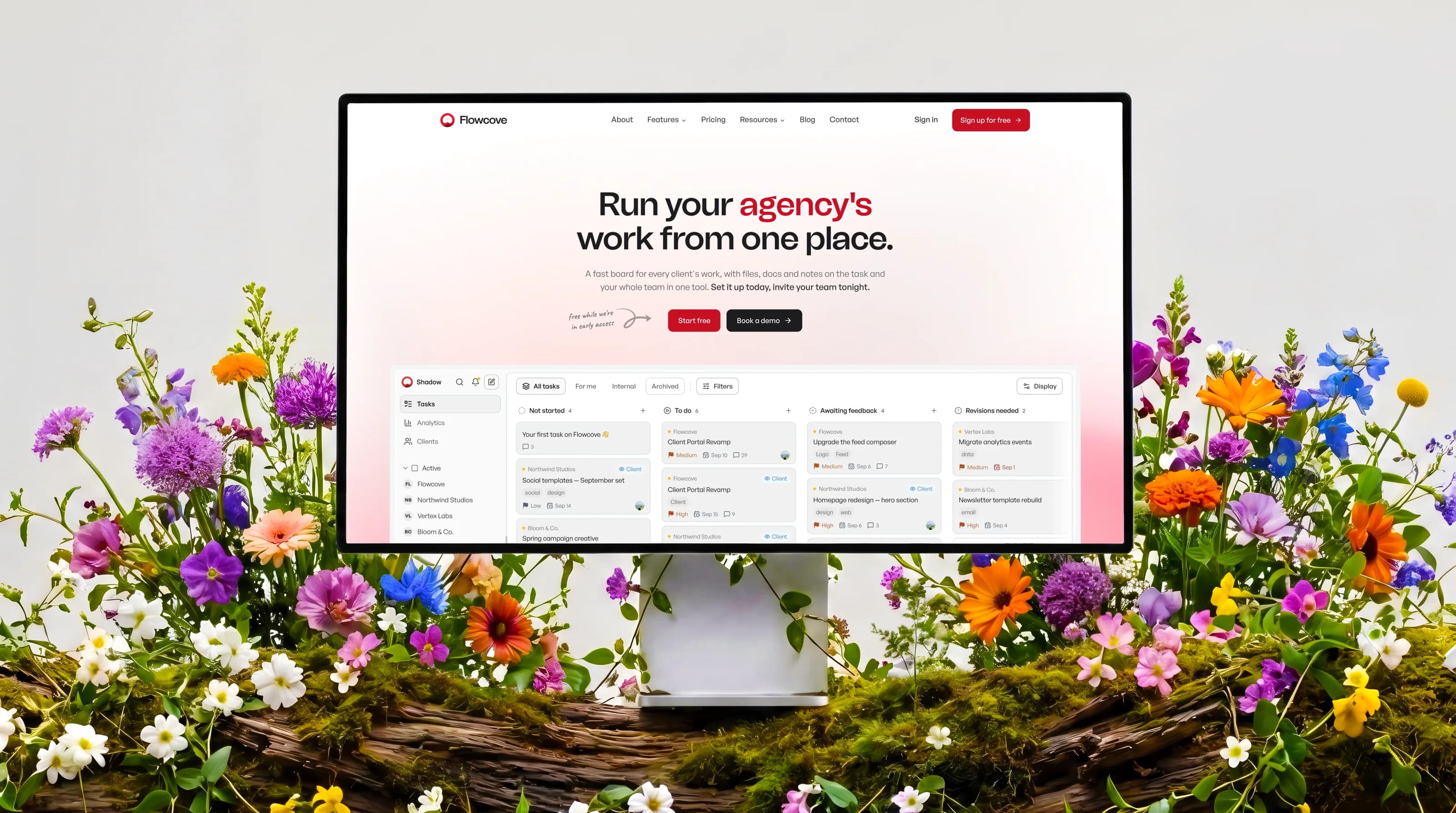 Cover image for Flowcove: Multi-Tenant SaaS for Agencies